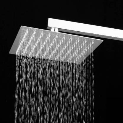 prestige Ultra Slim SmartBuy Stainless Steel 10 inch x 10 Inch Ultra Slim Square Rain Shower Head with 18inch Arm Fixed Mount-picture-23