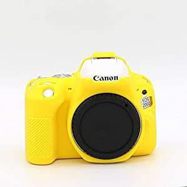 Digicom EasyCover Roy Silicone Protective Camera Case Cover for Canon 200D YellowCamera Bag-picture-27