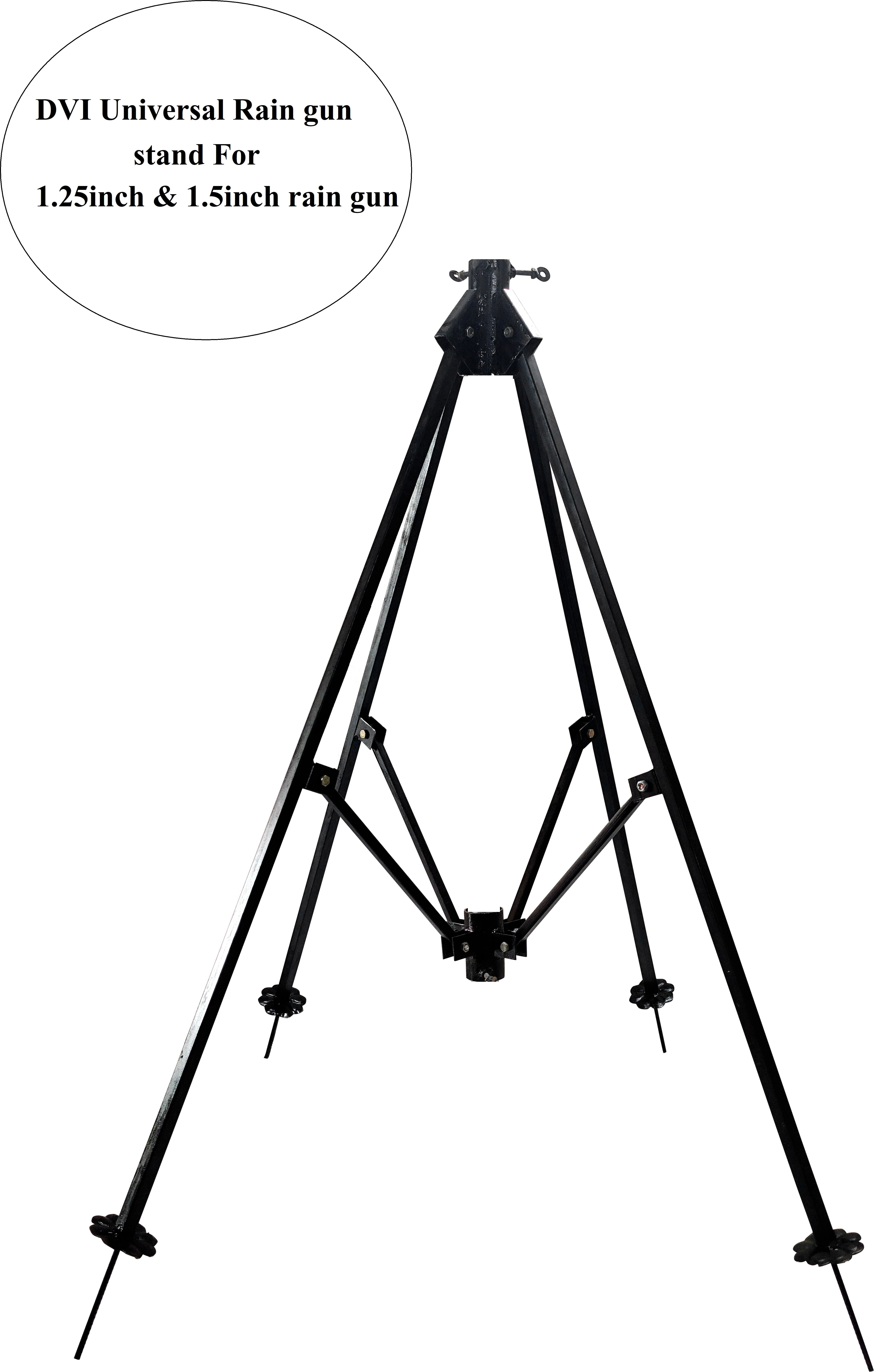 4 LEG HEIGHT ADJUSTABLE RAIN GUN STAND FOR 1.25inch & 1.5inch Garden Tool Kit-image-16