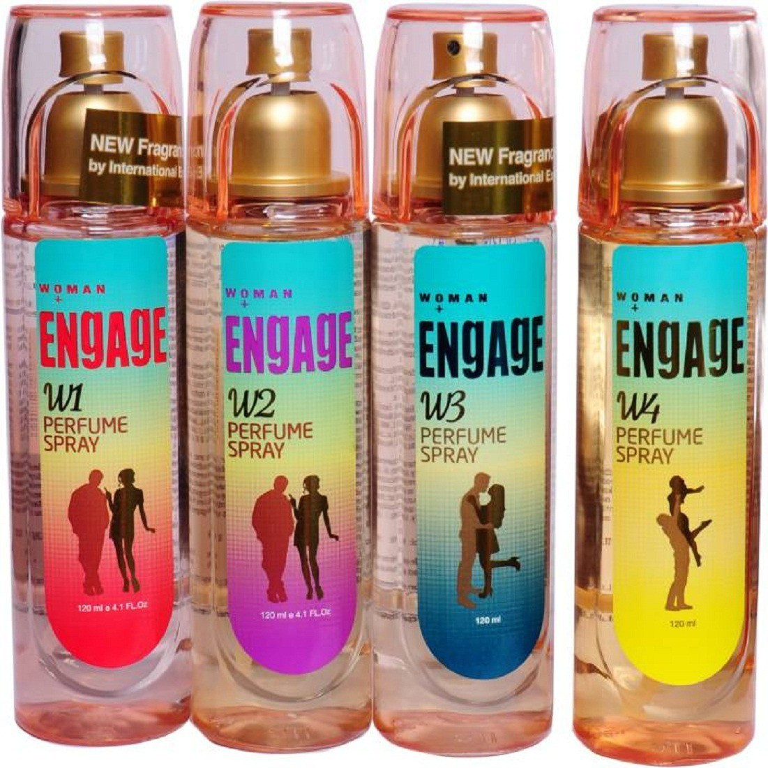 engage Woman W1, W2, W3 & W4 Combo Perfume-480 ml image 1