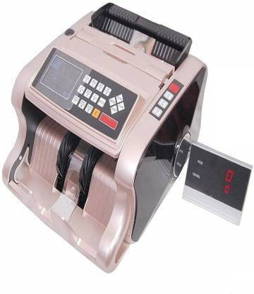 HANUTECH Heavy Duty Mix Note Currency Counting Machine/ Value Counter Upgraded With Latest E-Color Sensor Fake Note Detection IR,UV,MG sensors Compatible With New INR, USD Note Counting Machine image 1