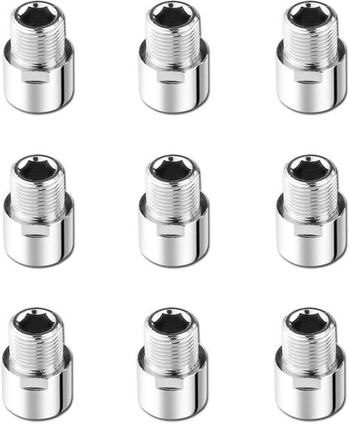 C.P Extension Nipple 1-INCH, Pack of 9 Faucet Nozzle