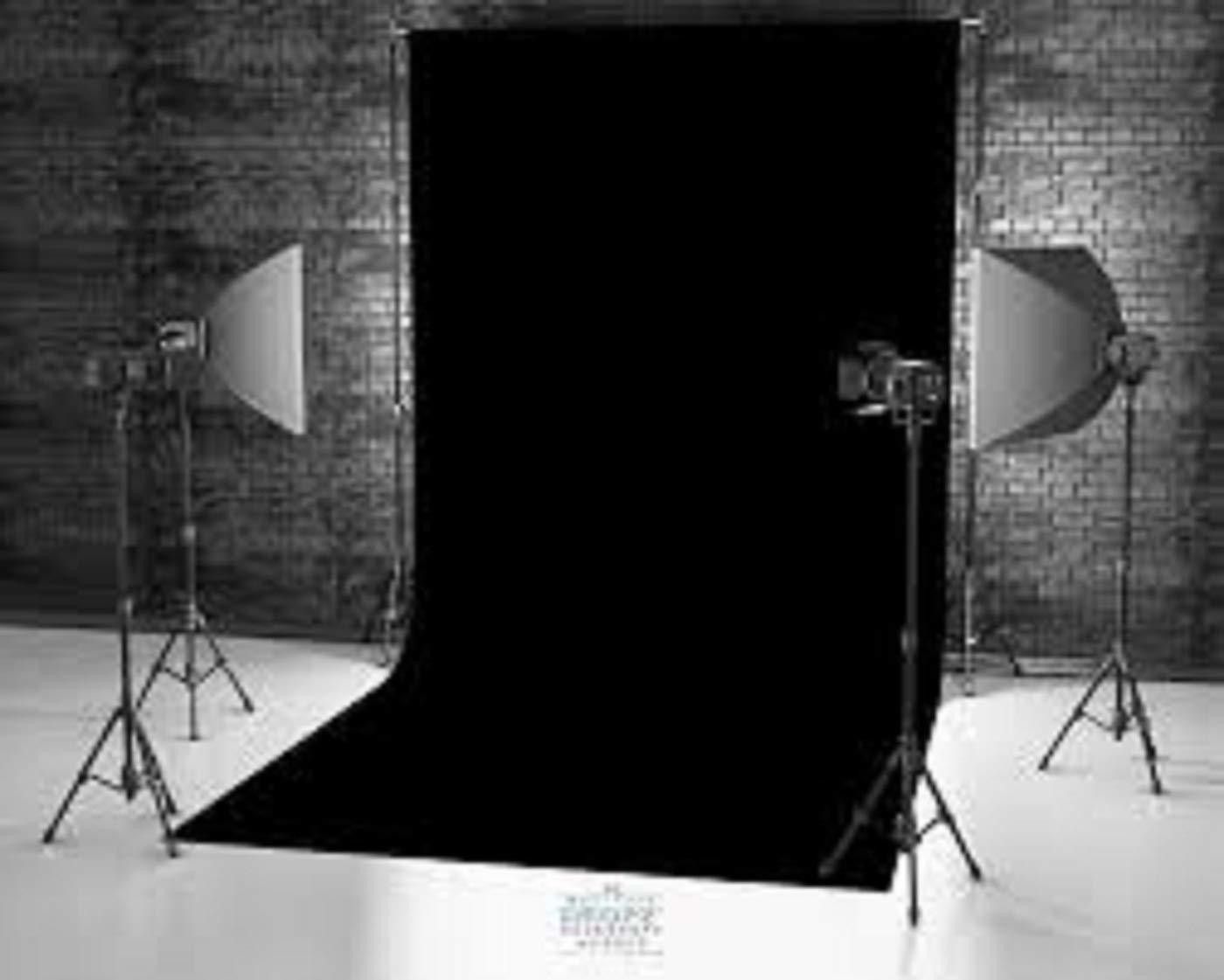 CAMSIYA Black Curtain for Photo Shoot Background, Backdrop, Screen For Photography, VFX Editing, YouTube (8X9 Feet) Cloth Curtain Reflector-image-19