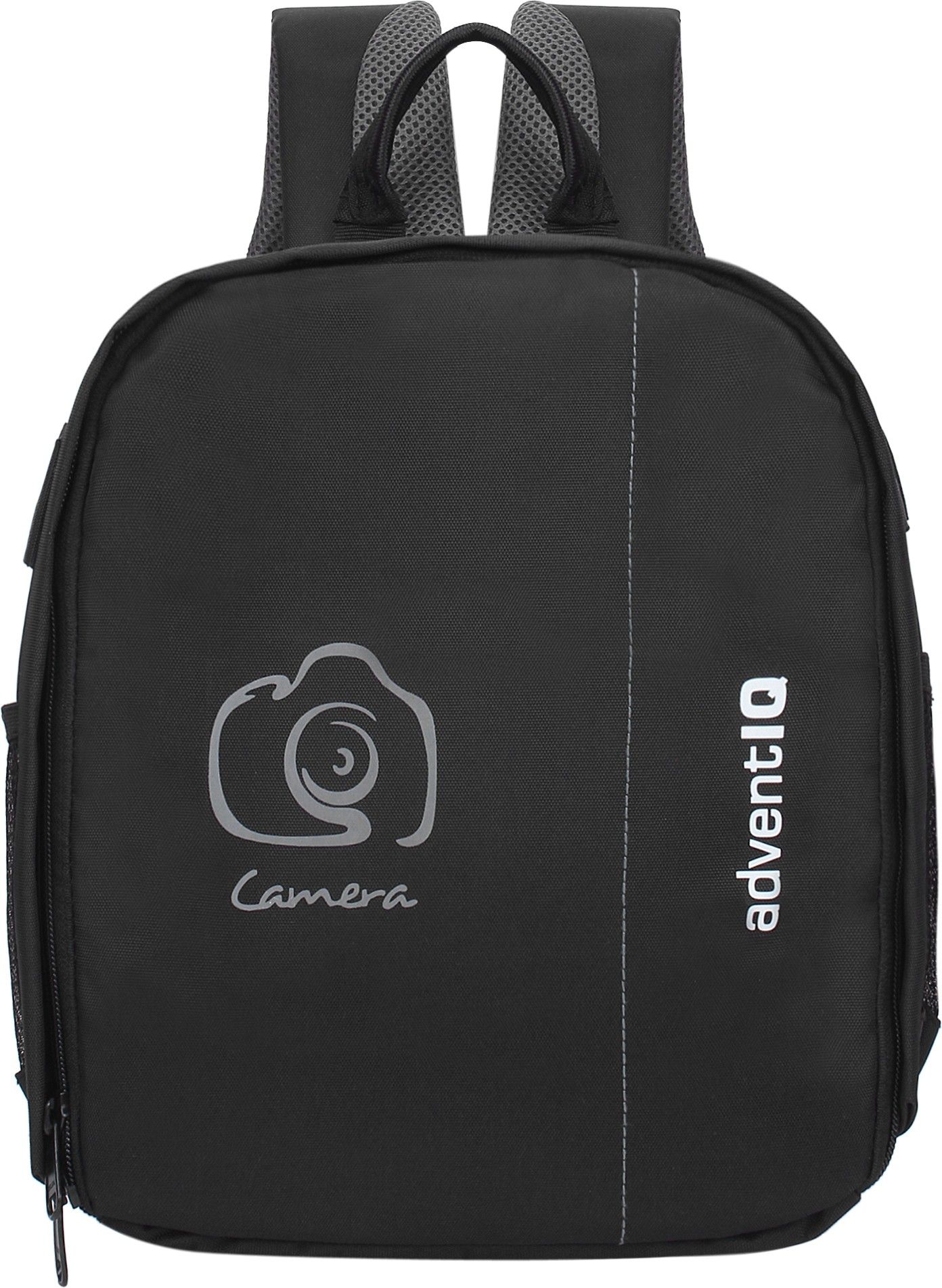 AdventIQ DSLR/SLR Camera Lens Shoulder Printed Backpack-(BNP 0197P-Camera 1)-Grey ClrCamera Bag-picture-29