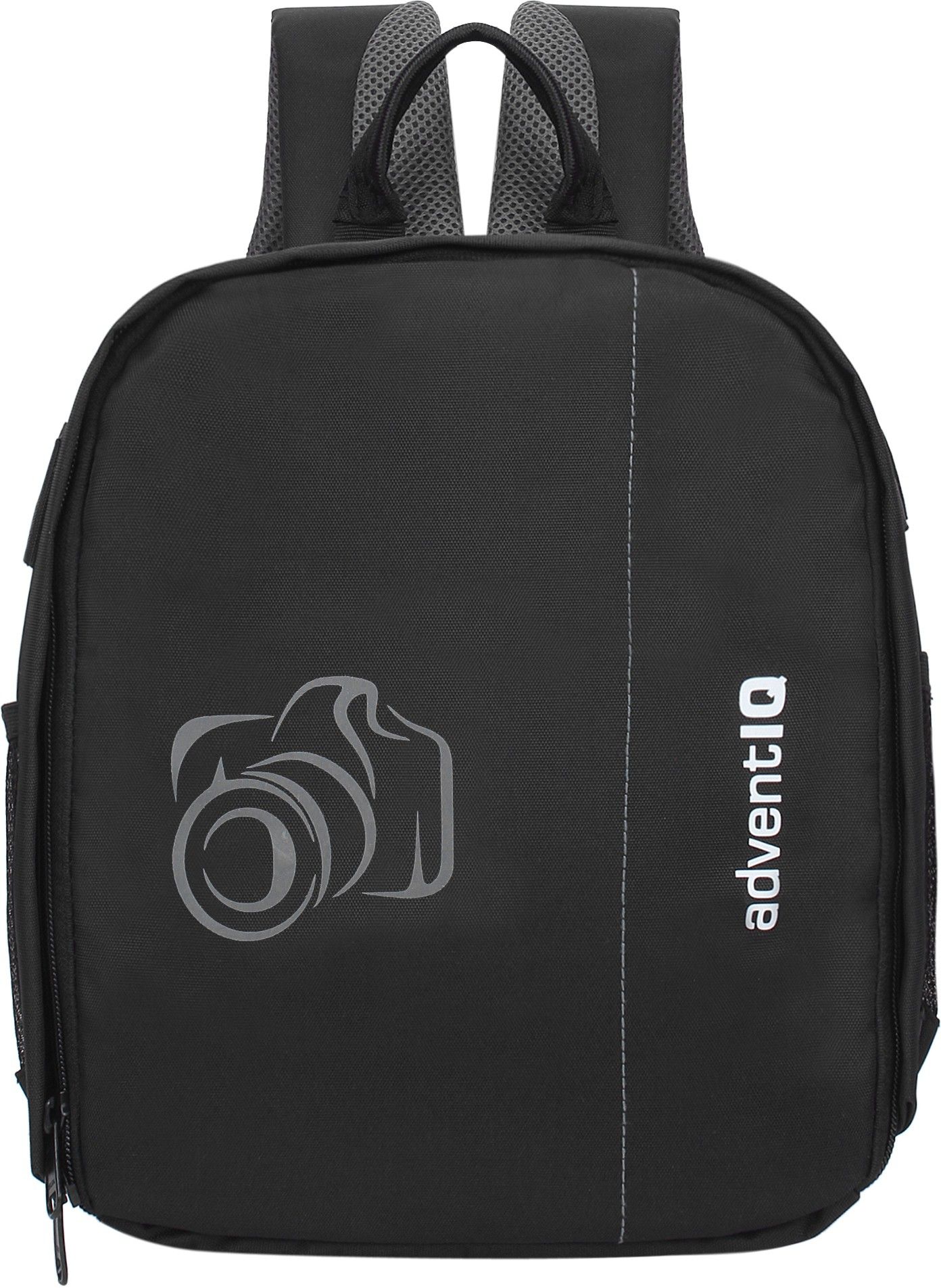 AdventIQ DSLR/SLR Camera Lens Shoulder Printed Backpack-(BNP 0197P-Camera 2)-Grey ClrCamera Bag-picture-16
