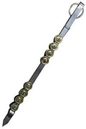 SGM-C5 Musical Chimta Fire Tongs With 4 Line Jingles Chimta Instrument-image-13