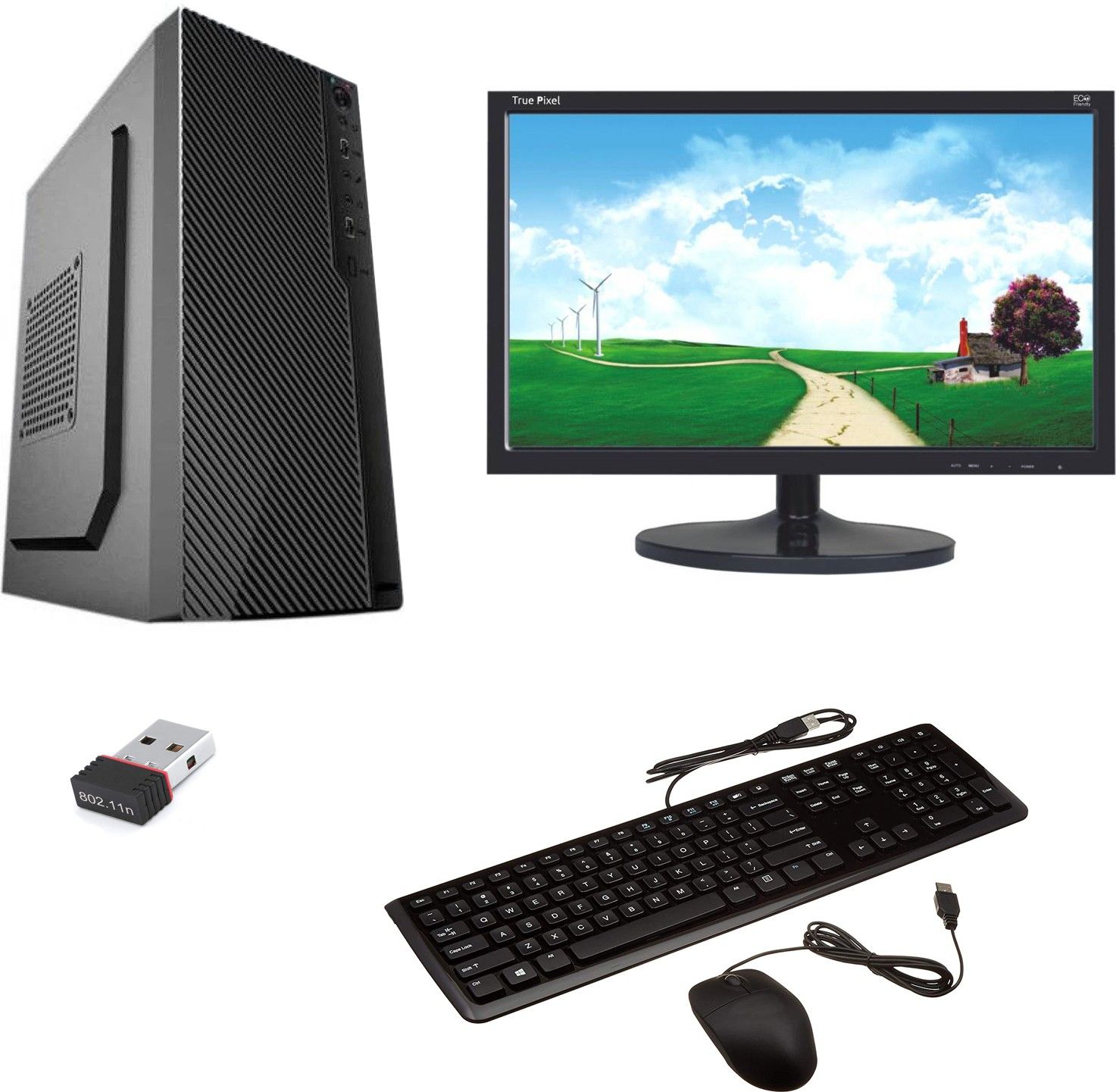 ENTWINO Intel Core i3 (8 GB / 500 GB / Windows 7 Home Premium) Assembled Desktop Computer