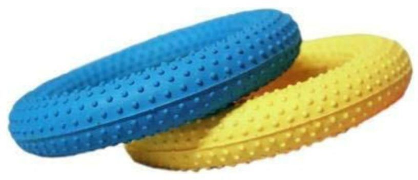 Tennikoit Ring Rubber Ring Dotted Ring ( Pack of 2) Rubber Tennikoit Ring