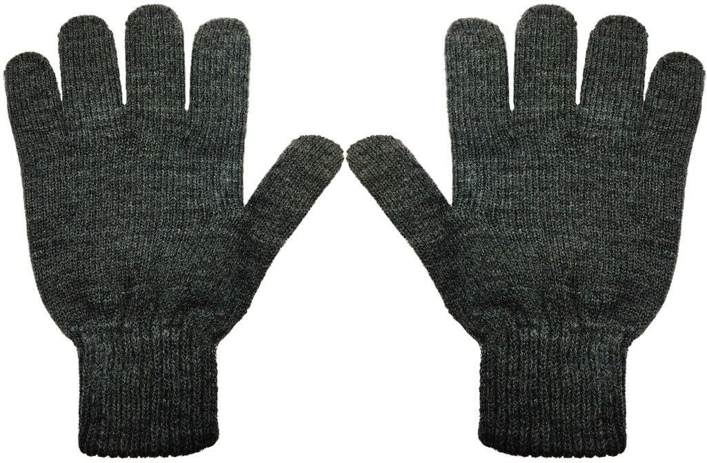 Solid Winter Men Gloves