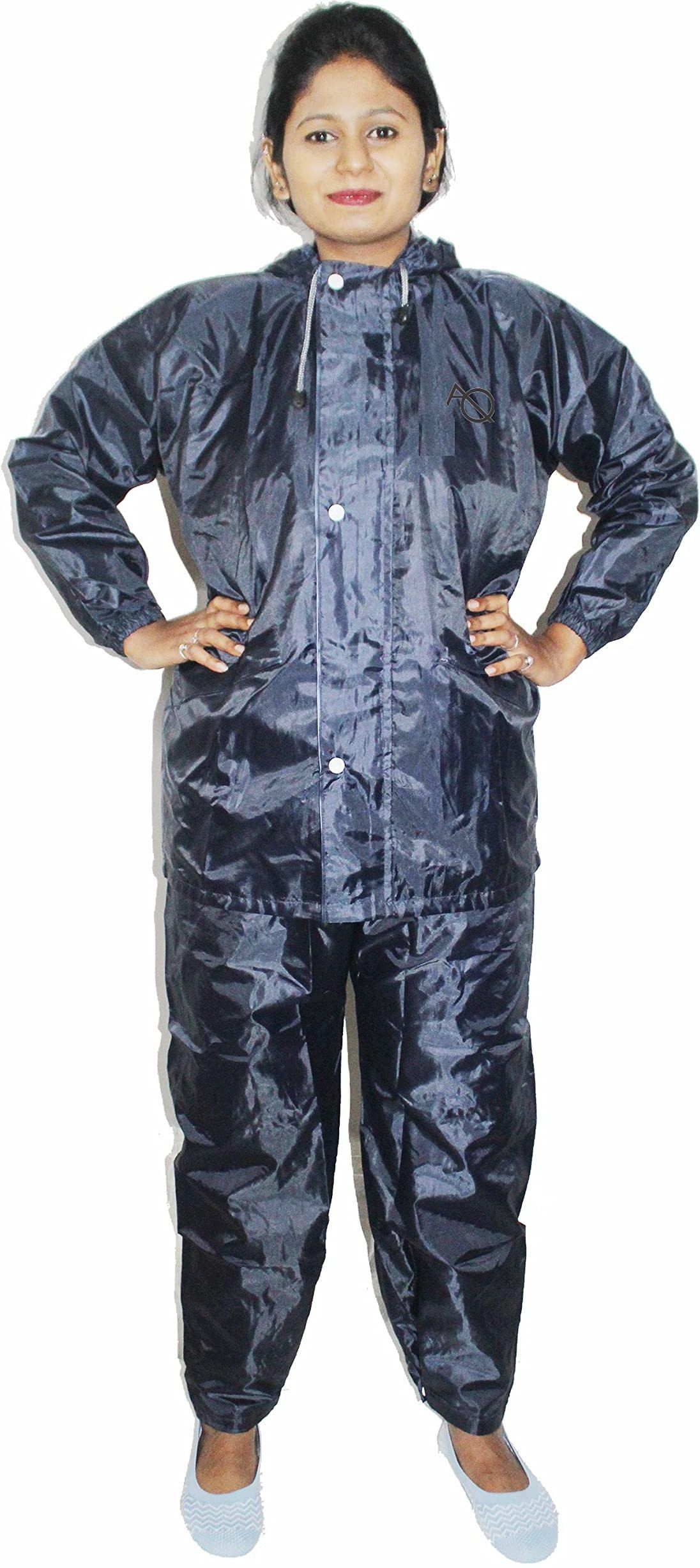 aqua holic Solid Women Raincoat-picture-28