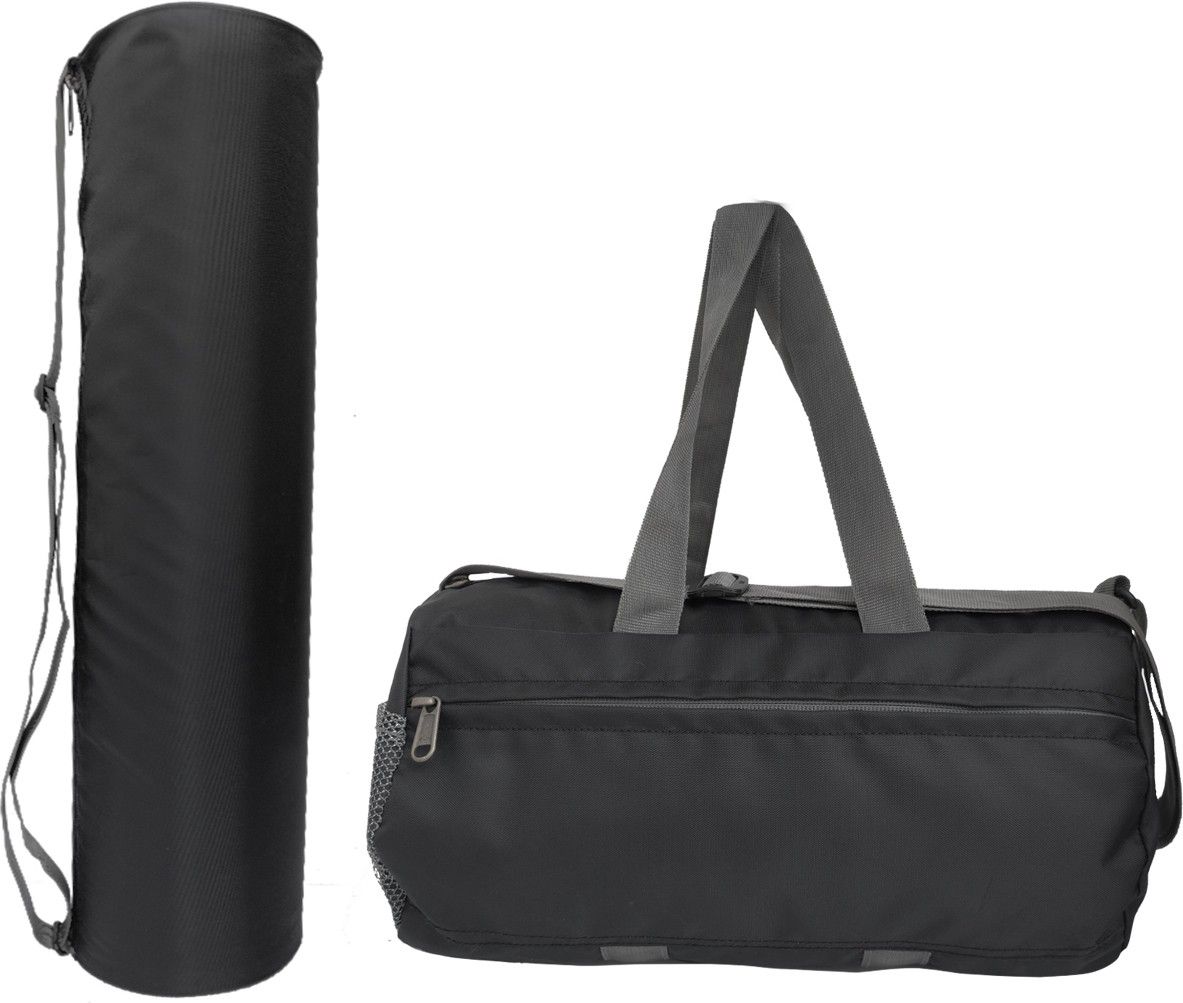 Trendy Yoga Mat Cover/Yoga Mat Bag with Grey Duffel/Gym Bag For Men & Women-image-40