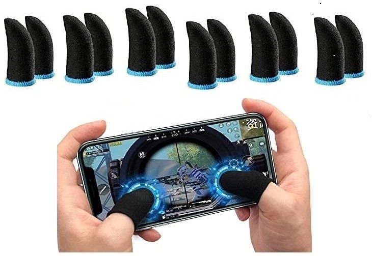 Finger Sleeve For Pubg and all Gaming (Suitable for all smartphones) pack of (12) Finger Sleeve