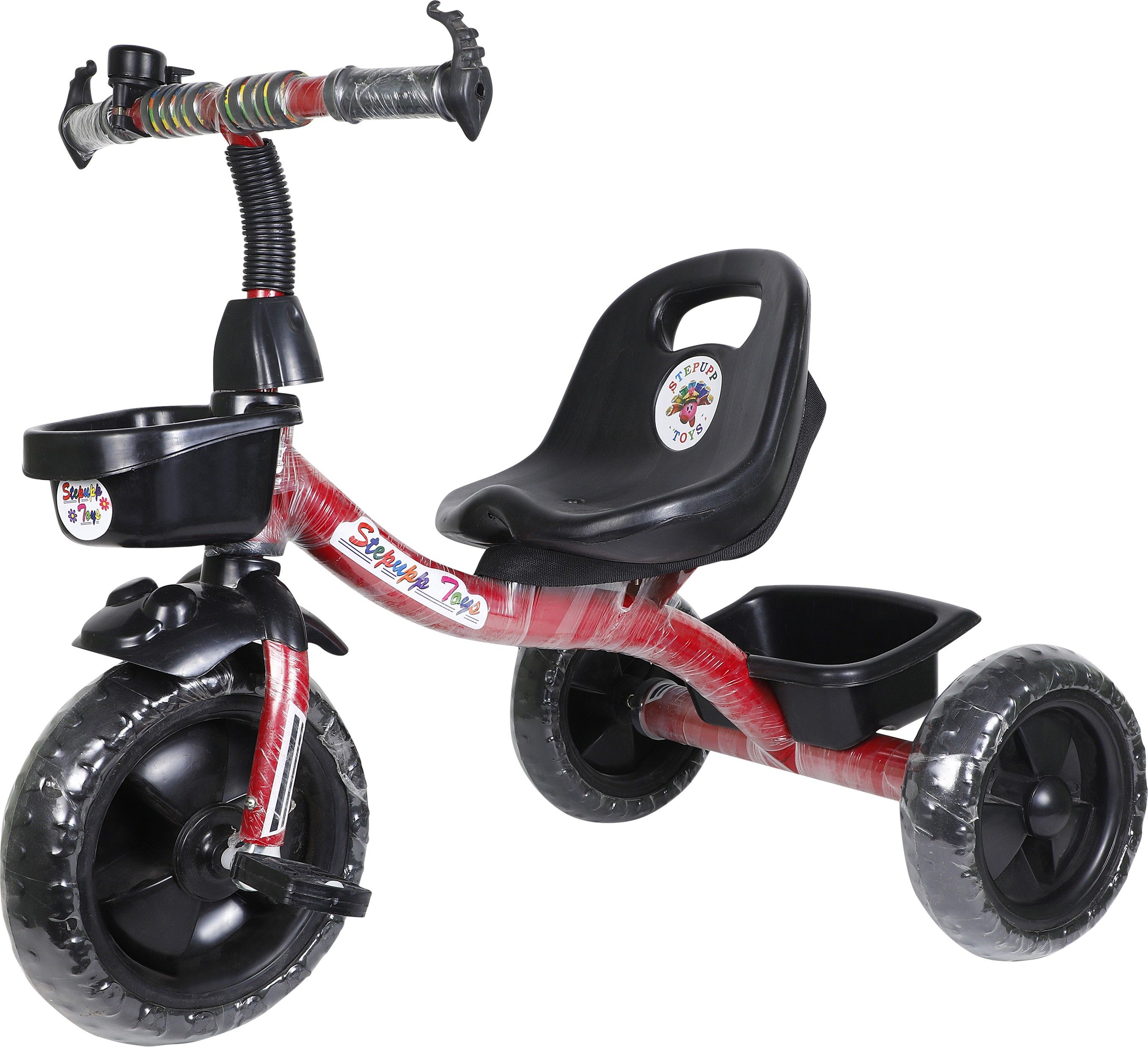 BABY TRICYCLE FOR KIDS WITH FRONT AND BACK BASKET RED COLOUR KIDS TRICYCLE RECOMMENDED TRICYCLE FOR BABY GIRL OR TRICYCLE FOR BABY BOY OR TRICYCLE FOR TODDLER GIRL OR TRICYCLE FOR TODDLER BOY RECOMMENDED FOR TODDLER 1,2,3,4,5 YEAR CHILDREN TRICYCLE FOR KIDS STP G RED FRONT AND BACK BASKET-02 Tricycle-image-34