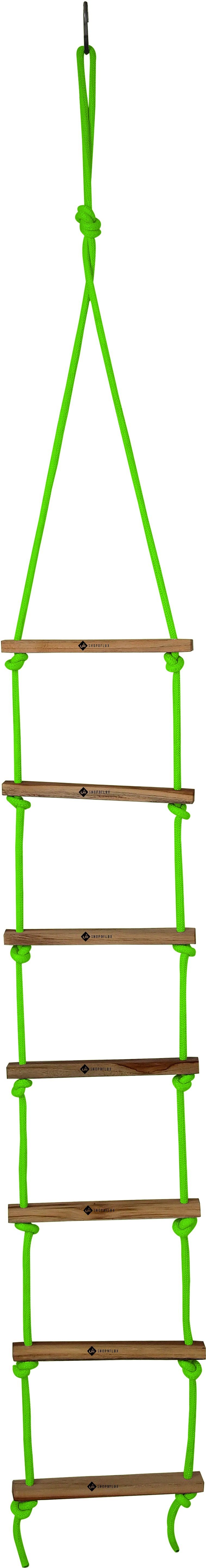 Rope Ladder for Kids | Climbing Ladder for Kids | Wooden Ladder for Kids for Physical Activity | Indoor Outdoor Games for Kids