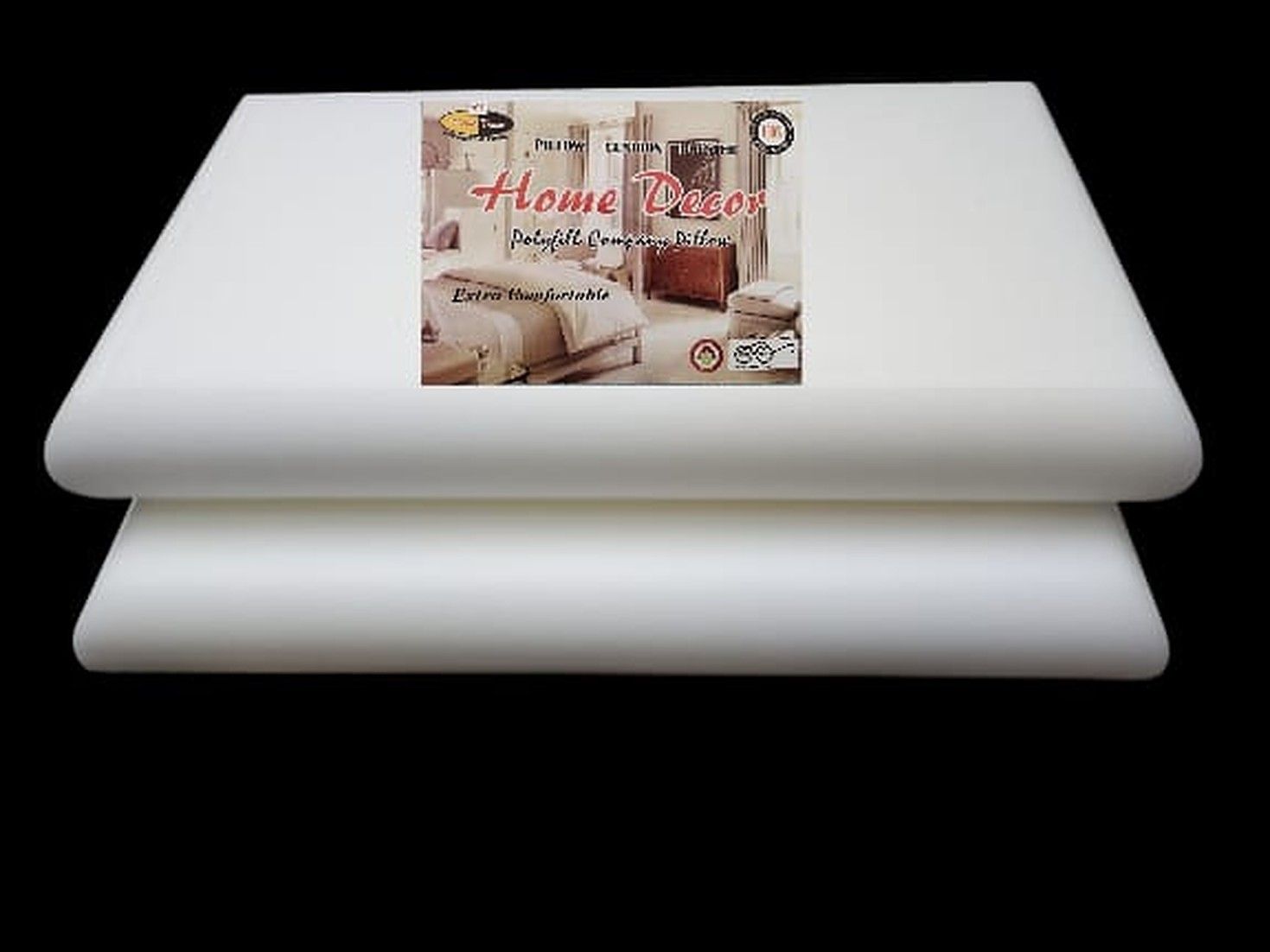 Foam Solid Sleeping Pillow Pack of 2-image-42