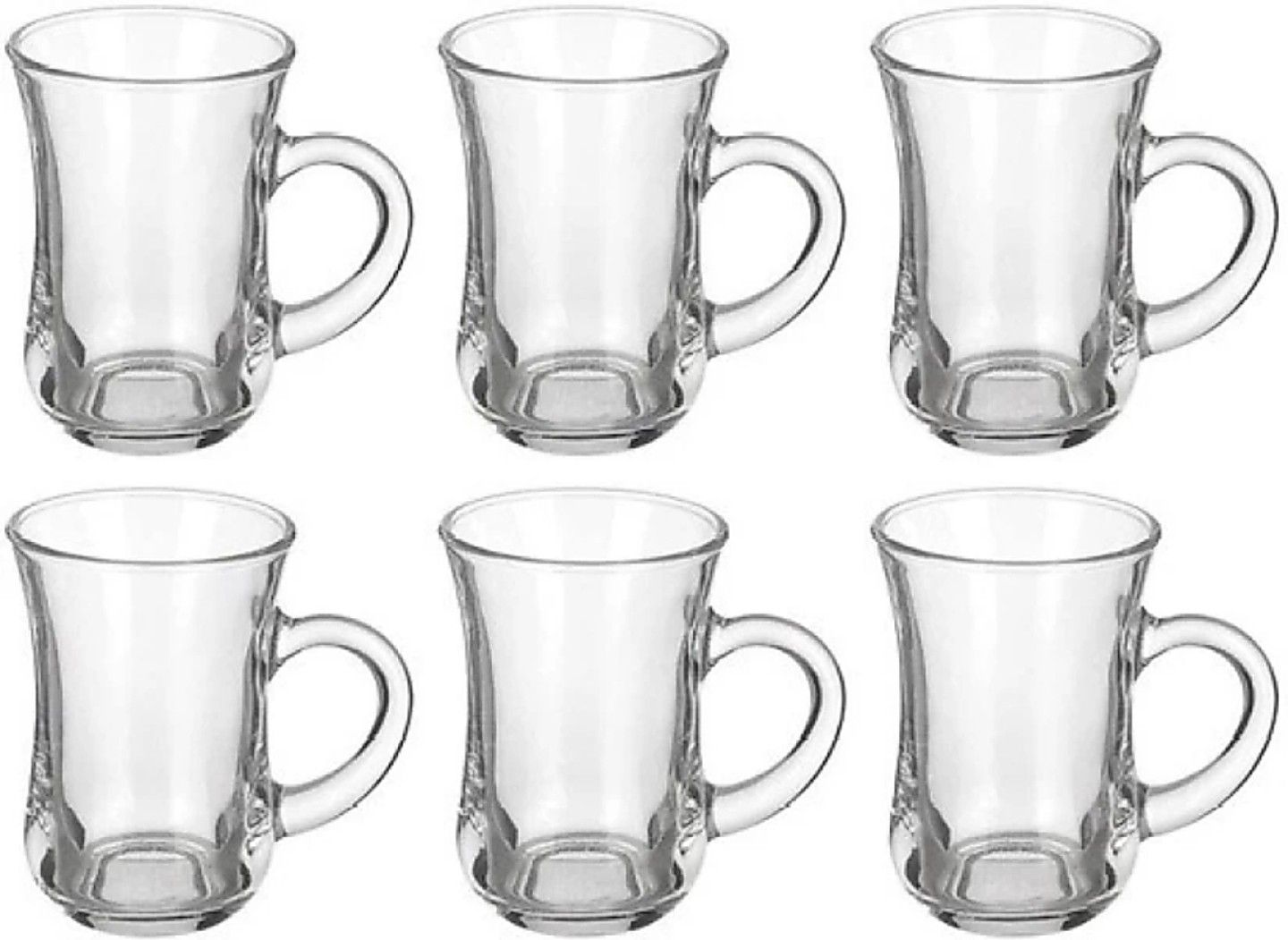 Glass Turkish Style Tea/Espresso/Clear Tea/Green Tea Coffee Cup Glass 145 ml For Daily Use-image-0