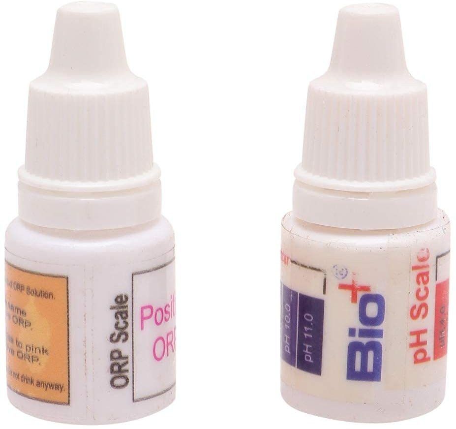 pH and ORP testing Kit | 20 ml each | Test water quality at home Test range 3 pH to 11 pH and ORP Negative to Positive (Set of 2 Bottles) PH&ORP LIQUID pH/ORP Meter