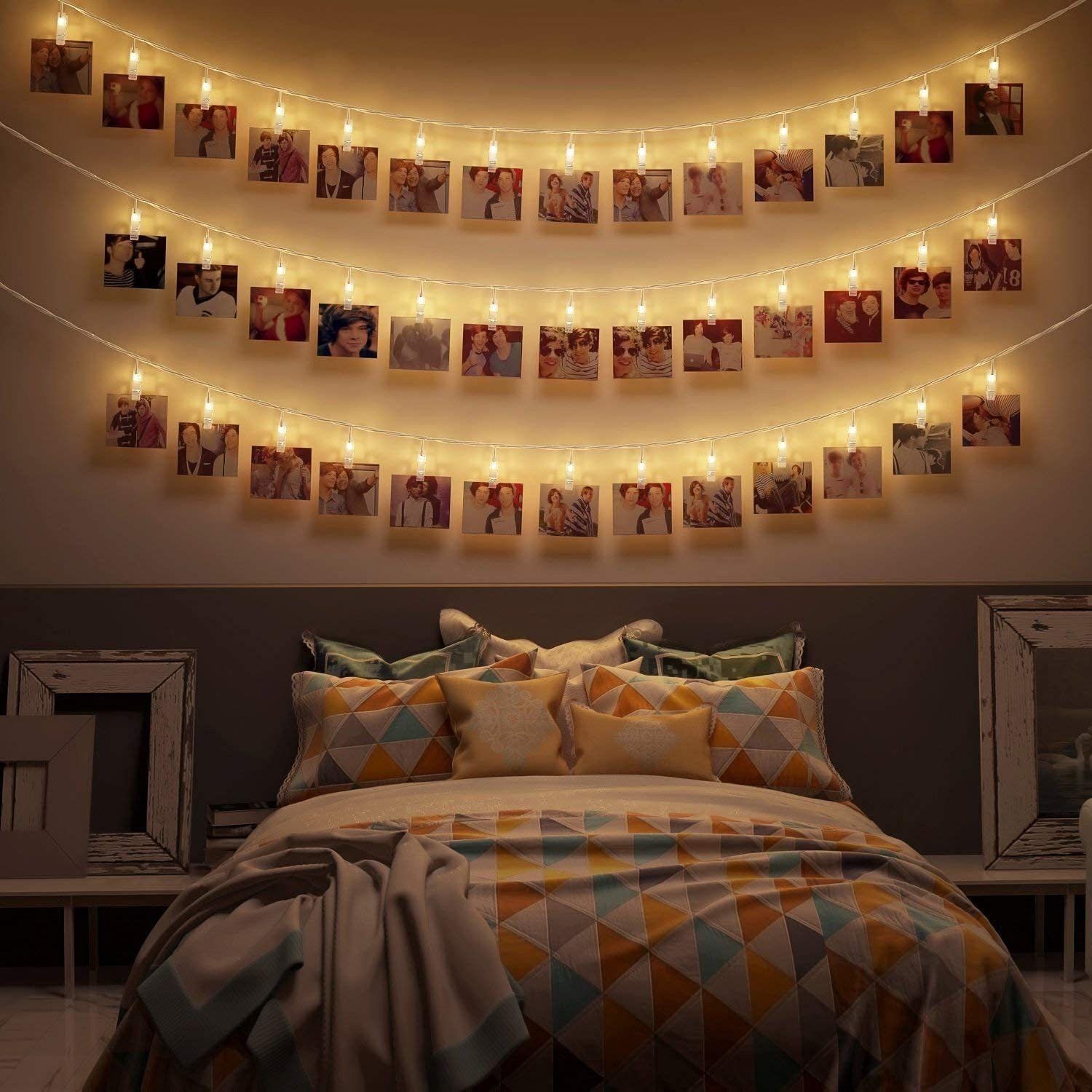 16 LEDs 3.02 m Yellow Steady Clip Rice Lights-image-17
