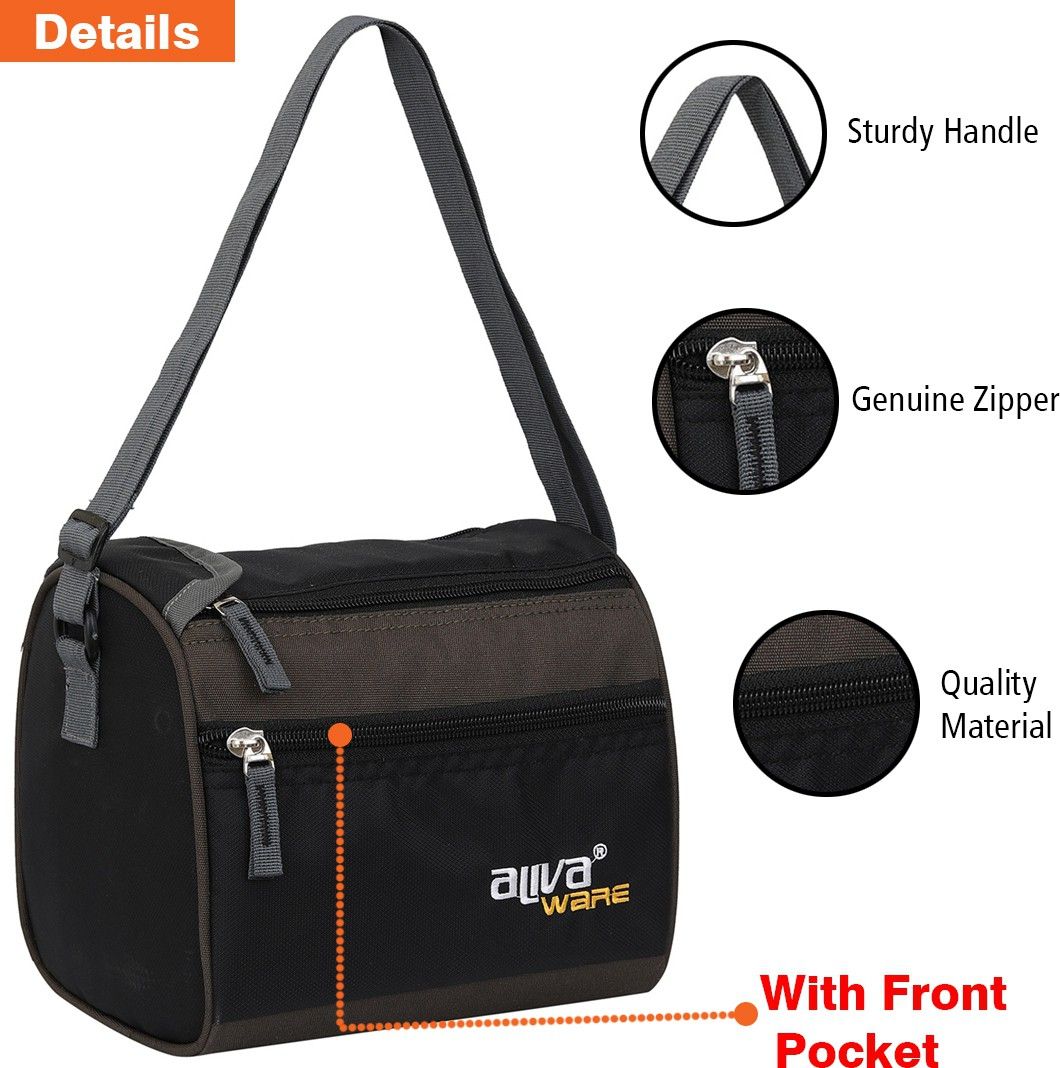 TM-02 Hot Insulated Lunch Bag For Office, Picnic, School, Collage And Many More Branded Quality To Keep Your Food Warm And Hygienic Waterproof Lunch Bag-image-36