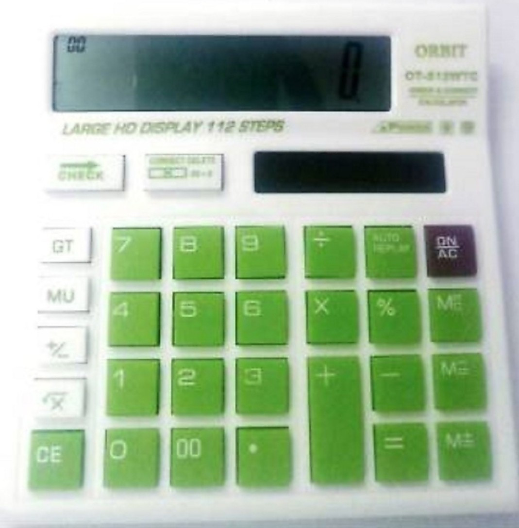 zikrefast ORBIT OT _ 512WTC Basic Calculator ( 12 Digit) zf-cal FinancialCalculator image 1