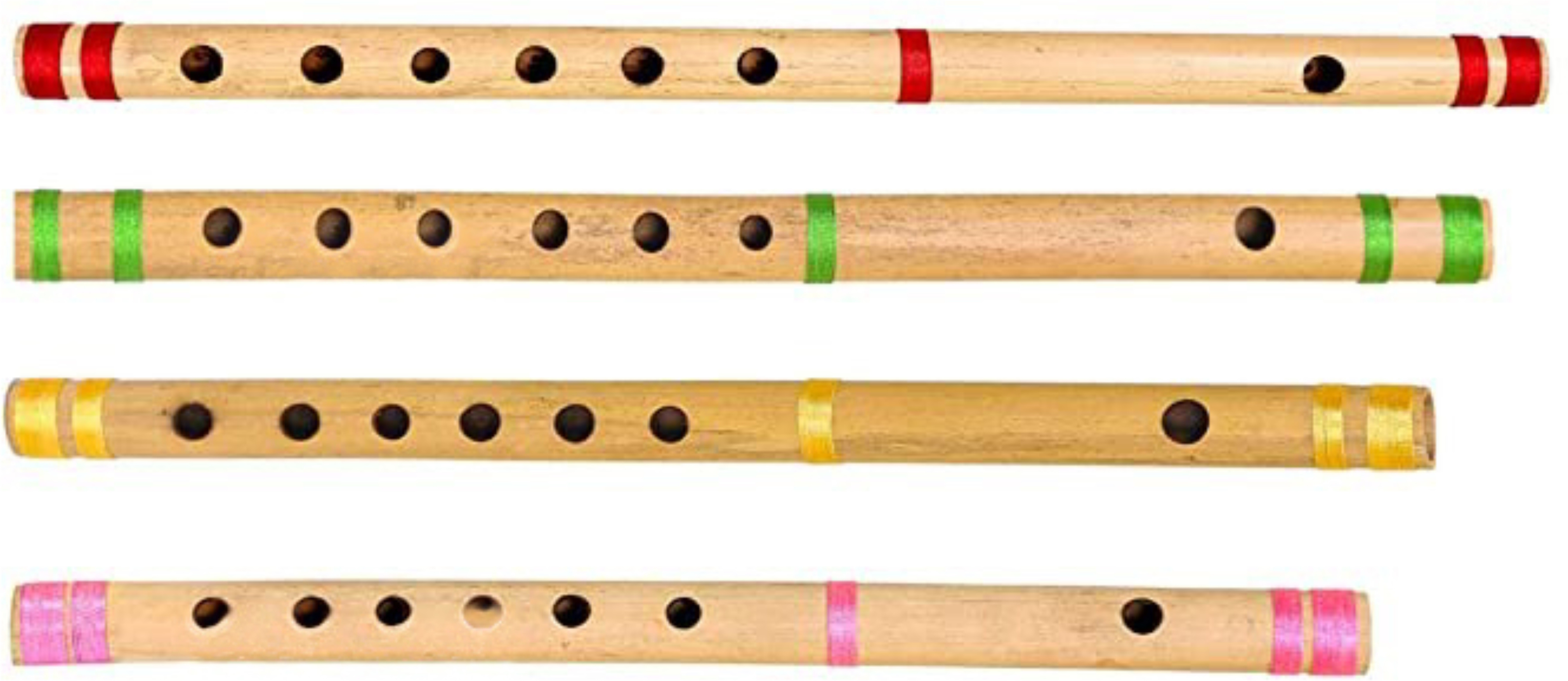 maga mart Set of A-Scale, C-Scale & G-Scale B-Scale bamboo flute Bamboo Flute (44 cm) Bamboo Flute image 1
