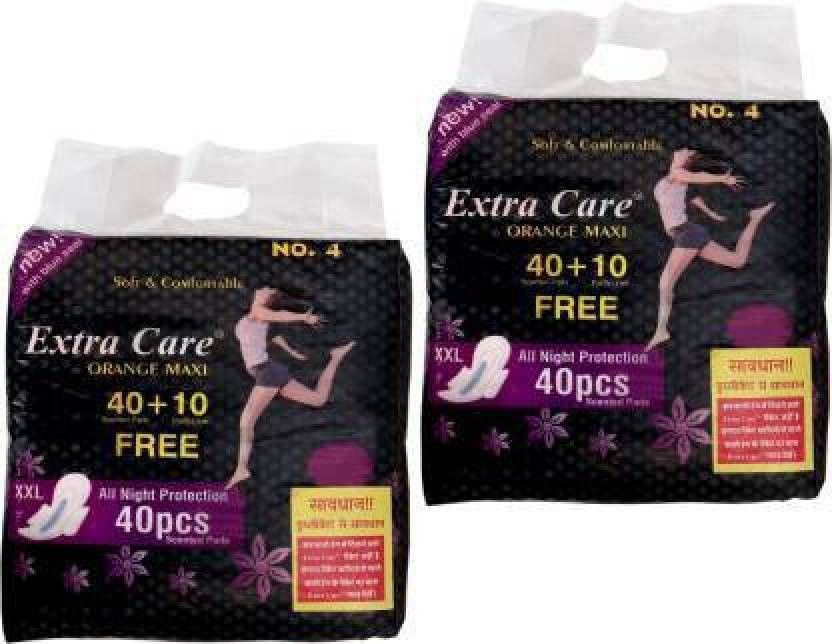ORANGE MAXI ALL NIGHT PROTECTION 100PCS Sanitary Pad Sanitary Pad-image-8