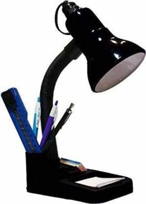 Study Lamp for Students with Metal Shade and Plastic Base (25 cm, Black) Study Lamp-image-32