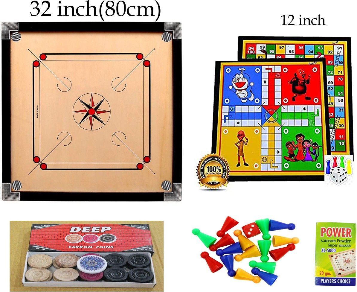 dtd Matte large Carrom Board With 2 in 1 Ludo 81 cm Carrom Board-picture-28