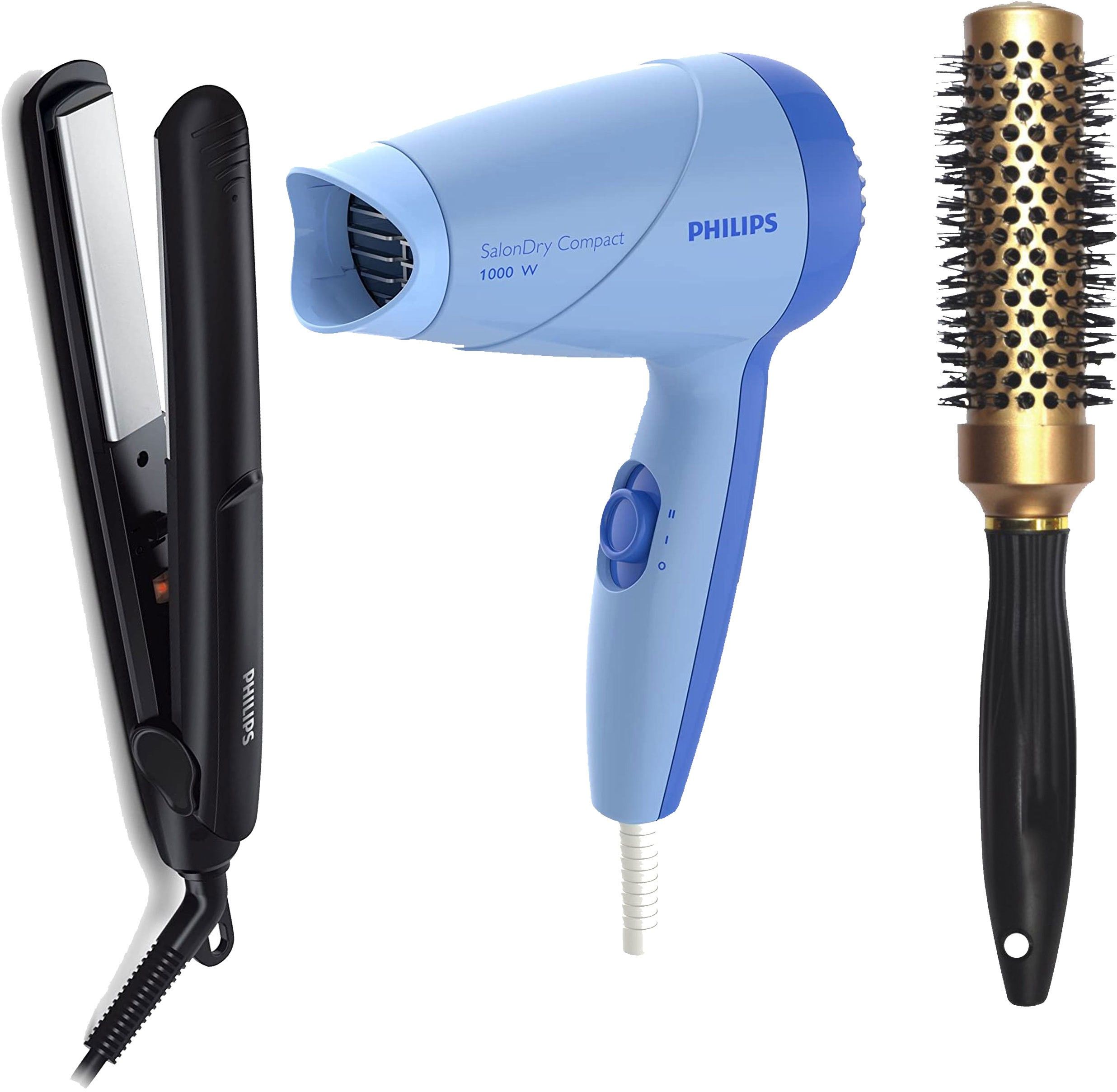 PHILIPS HP8303 & HP8142 With Premium Hot Curl Brush Personal Care Appliance Combo
