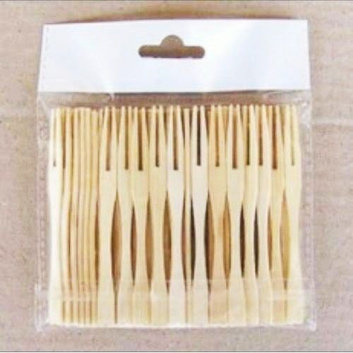 Disposable Wooden Fruit Fork Set