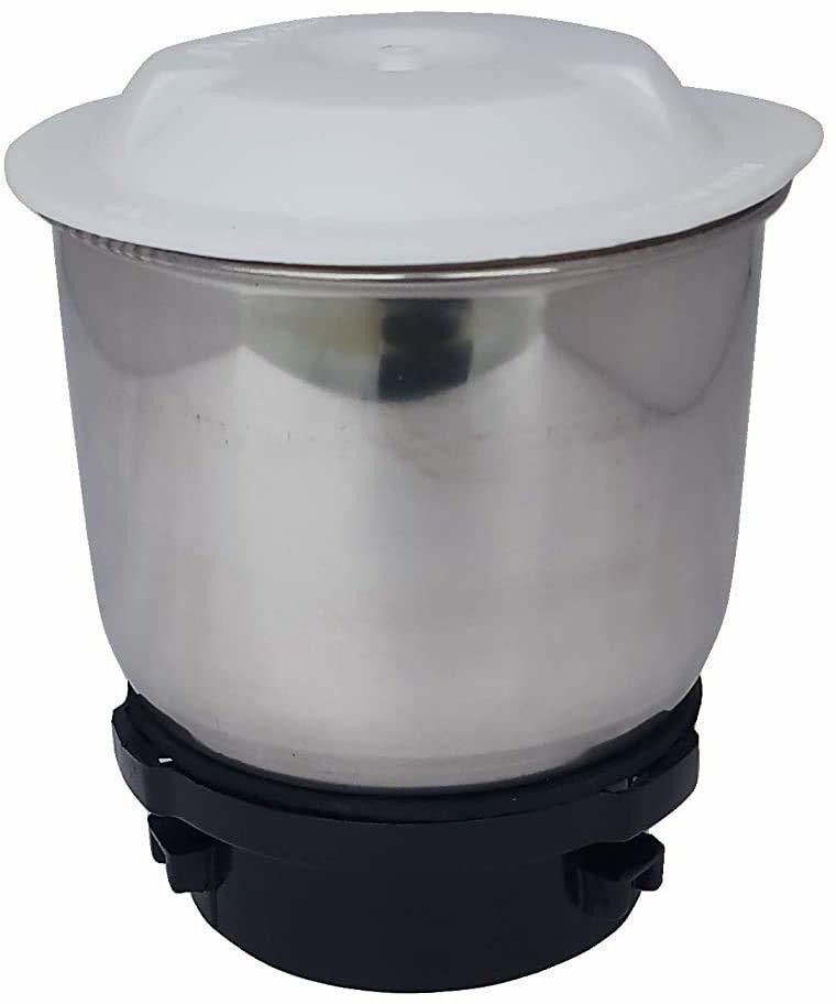 pmw PREETHI Steel 3 Lock Small Jar for Galaxy/Spice/Crystal Mixer Models - 1 Jar Mixer Juicer Jar-picture-0