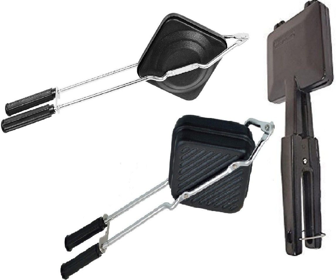 hm evotek HM_Regular , Squre And Grill Toster Black 0 W Pop Up Toaster-picture-14