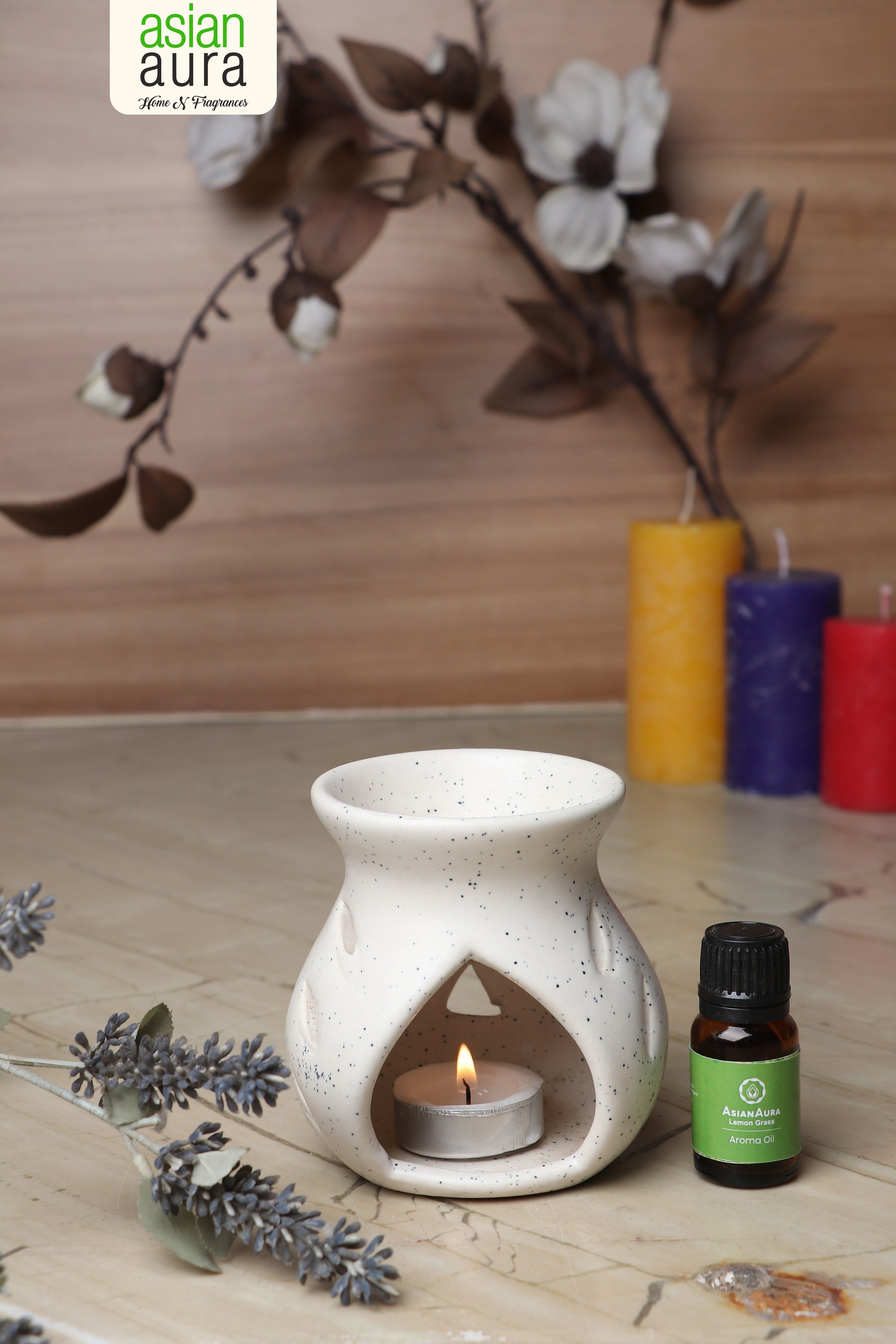 asian aura Lemon Grass Diffuser Set-picture-12