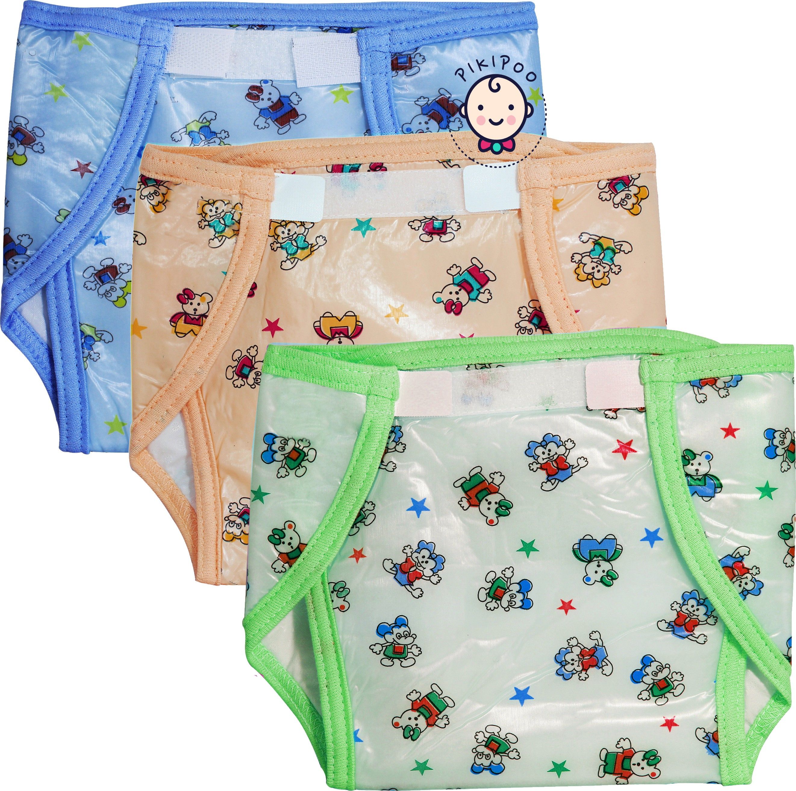 Baby Kids PVC (Plastic) Diaper Joker Padded Reusable Waterproof Potti Training Baby Nappy Panty For 6-9 Months-image-3