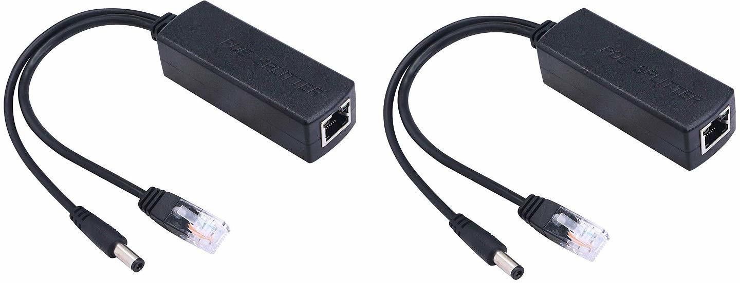 LipiWorld PoE Splitter Power Over Ethernet Adapter Active 48V to 12V for IP Camera IP Phone POE Devices PoE Switches (Pack-2) Lan Adapter-image-37