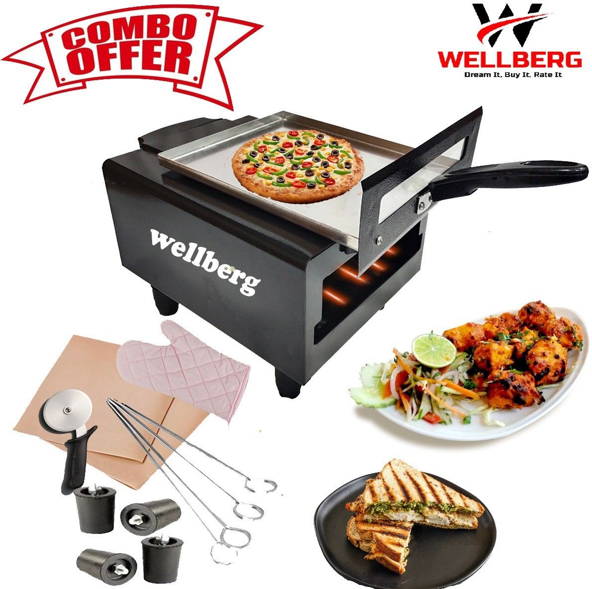 wellberg Electric Tandoor Grill Special With Kitchen Ware Accessories Electric Tandoor Electric Tandoor Electric Tandoor-picture-46