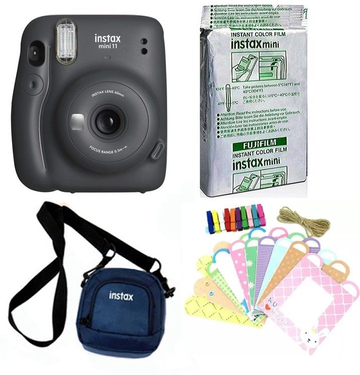 FUJIFILM Instax Mini 11 Instant Camera Mini 11 Instant Camera with 10 sheets film roll + camera case + bunting2 Instant Camera-picture-30