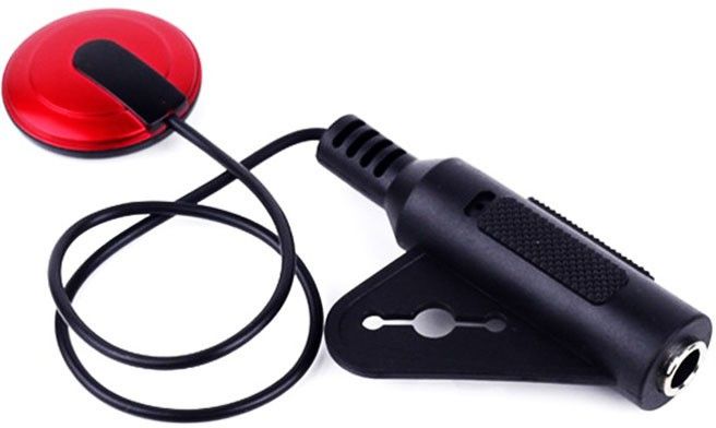 Transducer, Acoustic Piezo Tactile Microphone Contact Pickup For Guitar Violin Mandolin Ukulele Banjo. Microphone-image-37