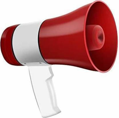 nxxttnk Handheld Megaphone PA Bullhorn - Built-in Siren - 20 Watt Adjustable Volume Control with Recorder USB and Memory Card Input for Announcing; Talk; Record; Play; Siren; Music with Battery and Charger Outdoor PA System image 1