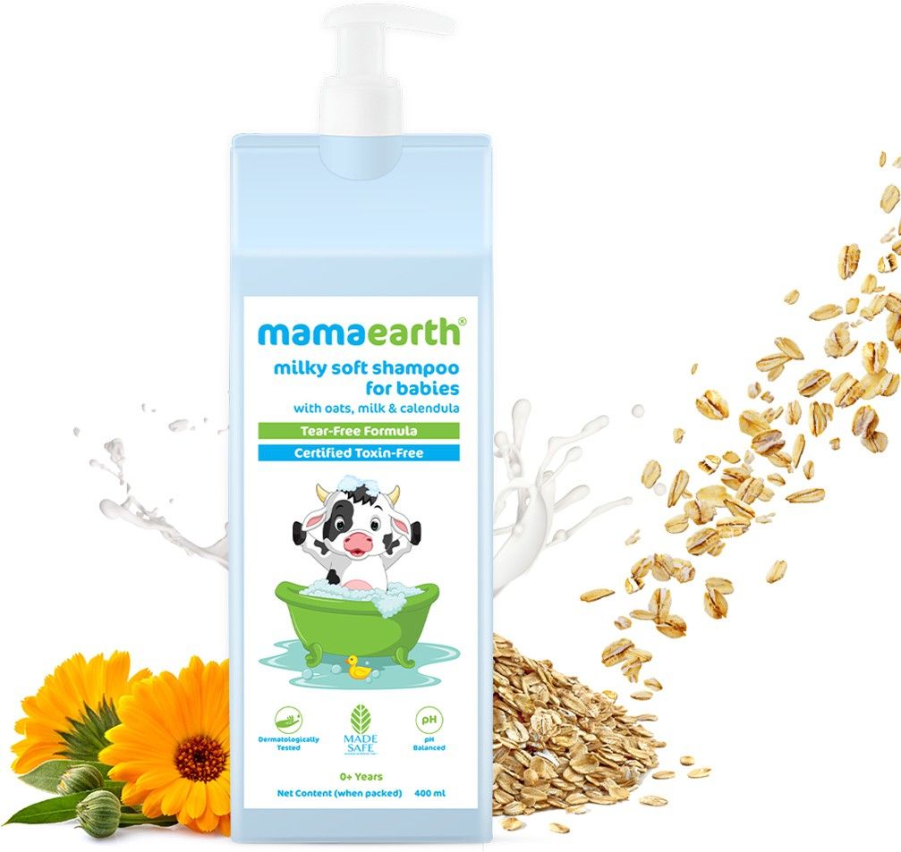 Milky Soft Shampoo with Oats, Milk and Calendula for Babies