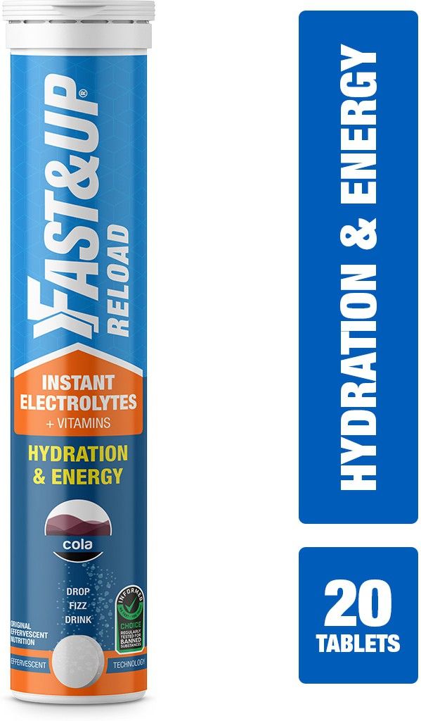 Reload Hydration & Energy Drink With Electrolytes - Effervescent Tablets - Cola Hydration Drink