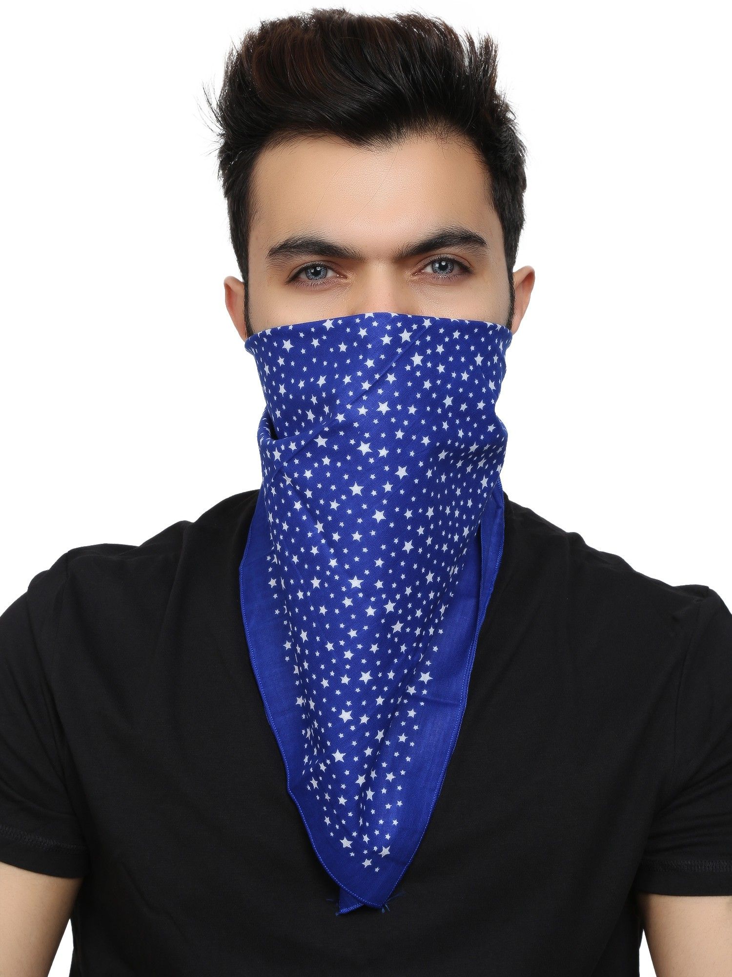 Men Geometric Print Bandana