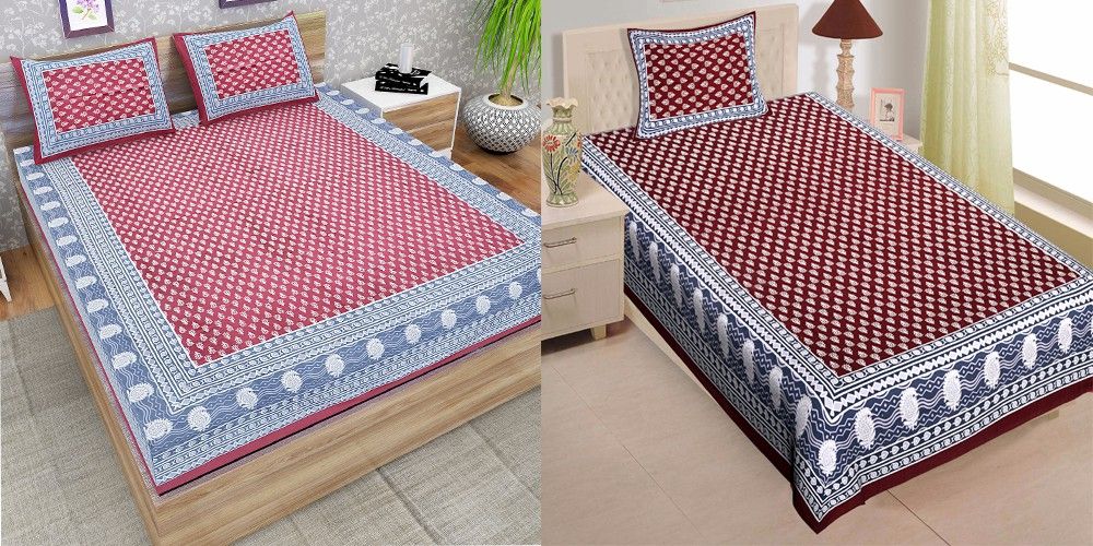 ubania collection 151 TC Cotton Single, Double Paisley Flat Bedsheet-picture-43