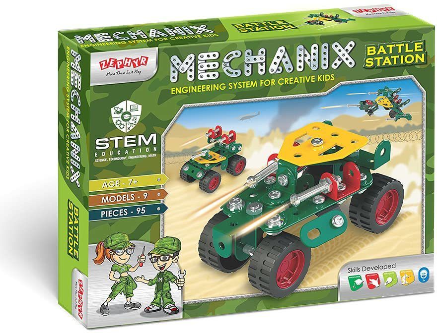 mechanix NM Battle Station, Construction set,War themed Building Blocks,for 6+ yrs boys and girls-picture-27