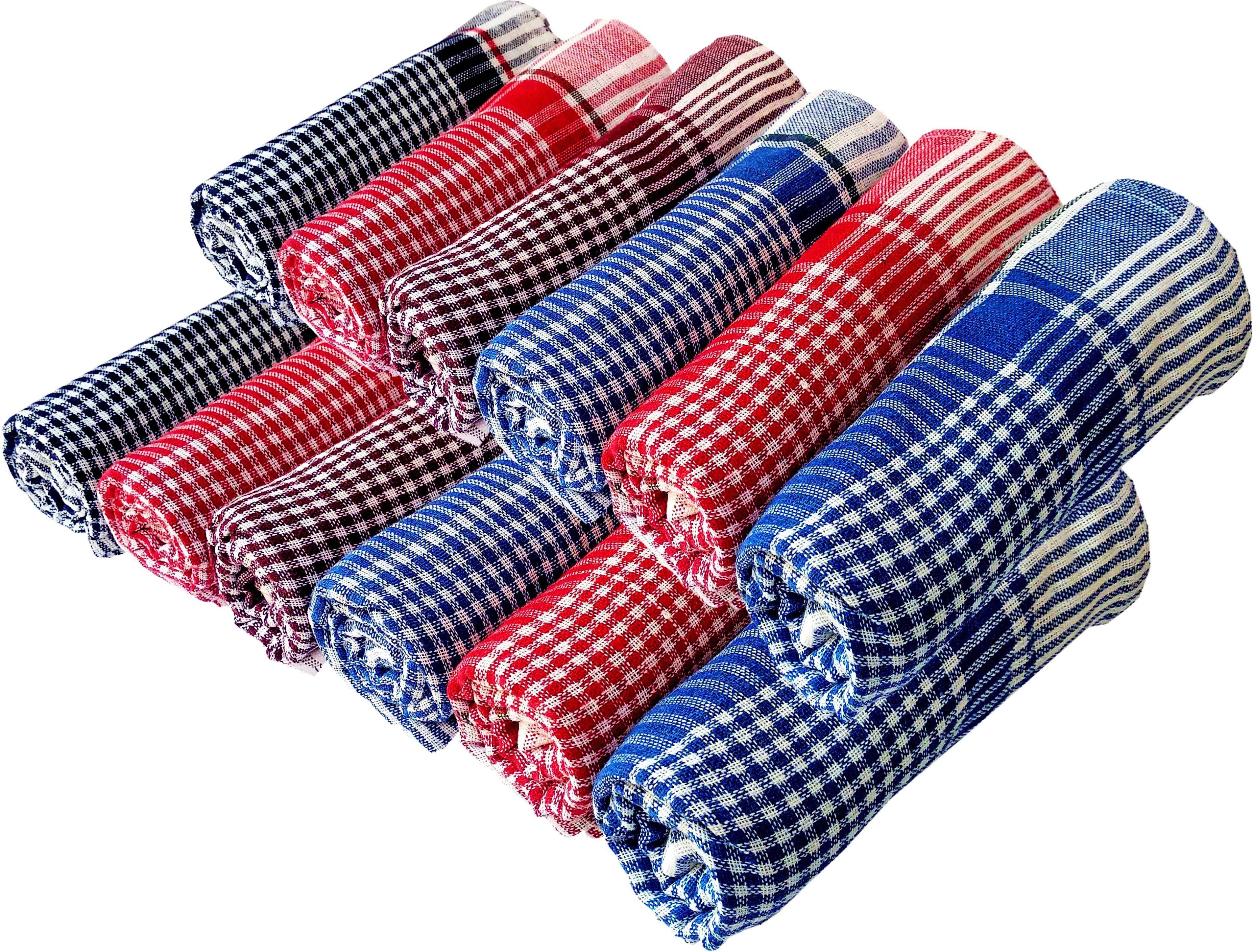 space fly Highly Absorbent 100% Cotton, Multipurpose Kitchen, Chapatis Napkin and Cleaning Duster, Cloth Wraps (Multi Color_12 Piece) Multicolor Cloth Napkins-picture-11