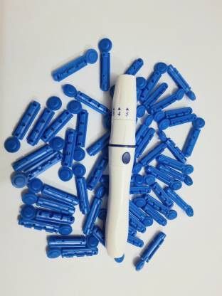 Wellstar Lancing Device & 100 Glucometer Lancets Glucometer Lancets-picture-18