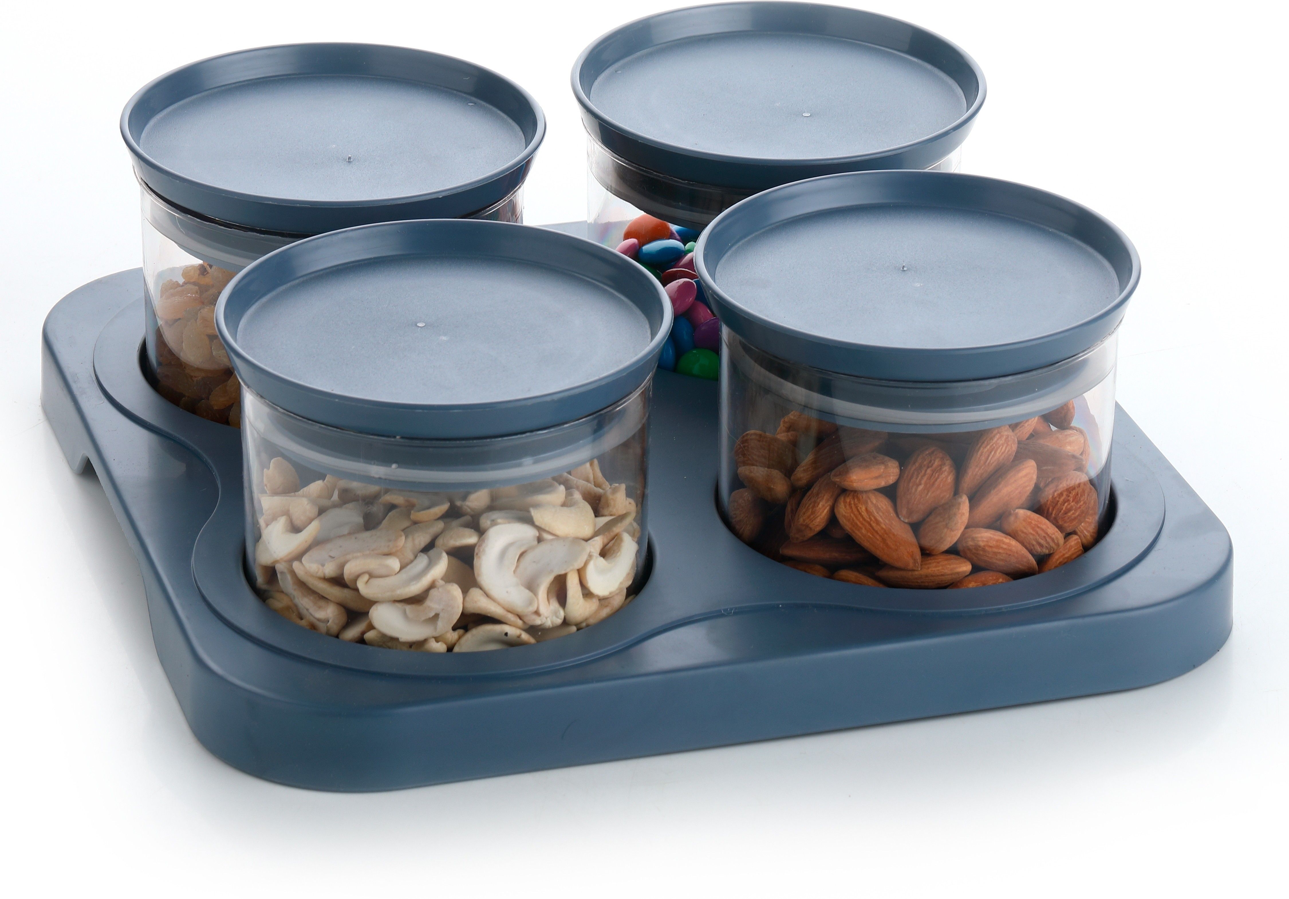speack Woman's 1st Choice Serving Set | Bowl | Bowl Set | Airtight Container With Tray And Lid For | Aachar | Pickle | Salad | Dryfruit | Dessert | Snacks | Chocolate | Candy | Masala Bowl, Tray, Container Serving Set-picture-14