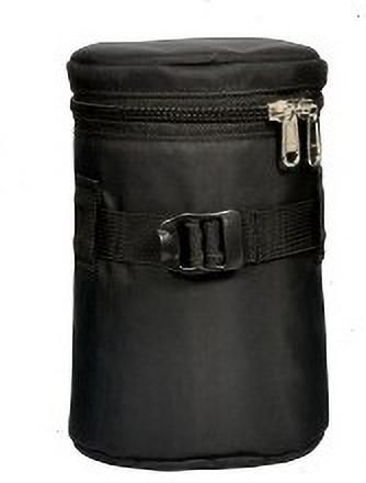 Four Eff Camera Lens Bag, Camera Lens Pouch Belt Fitting (Black) - 8 Inches