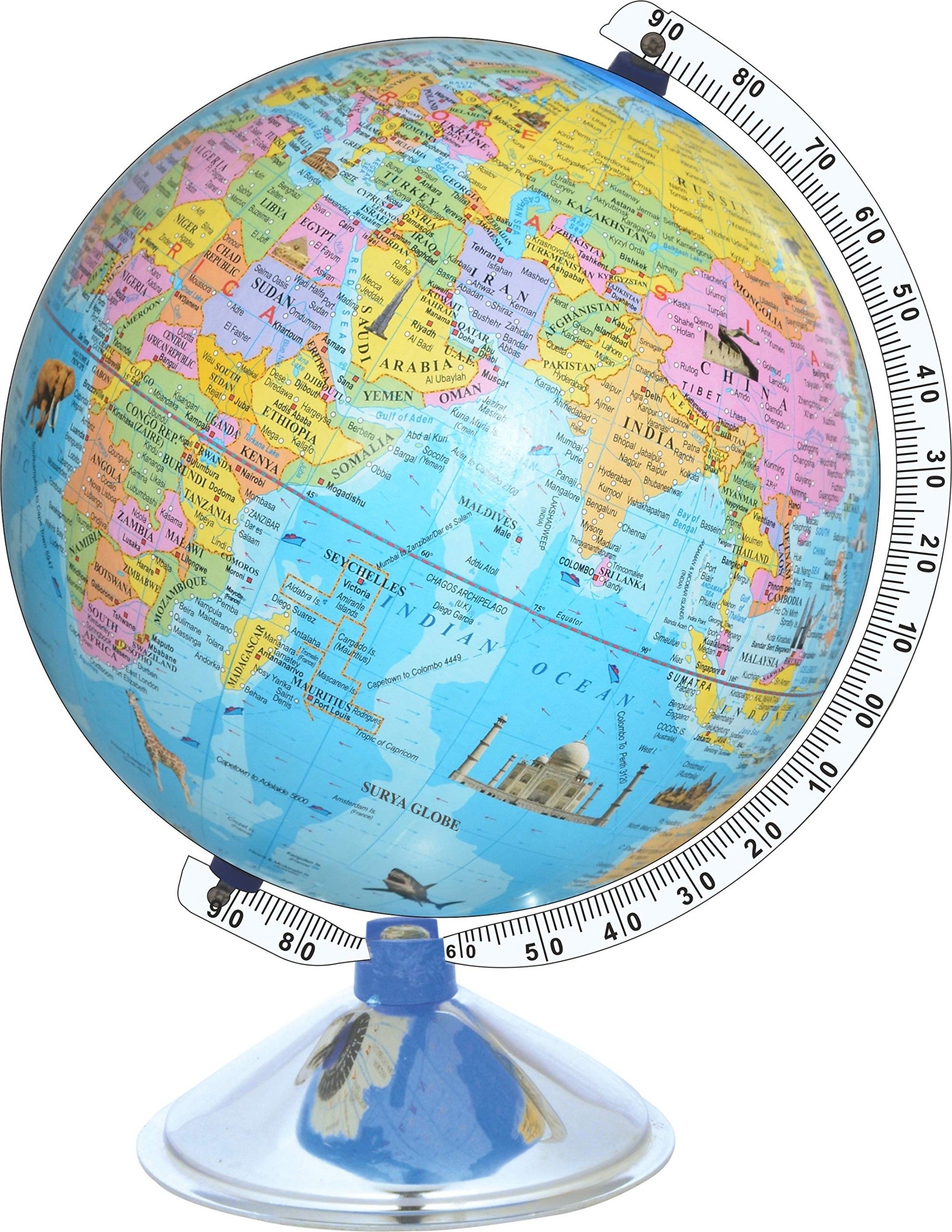 GLOBE_808_WM DESK AND TABLE TOP POLITICAL World Globe-image-0