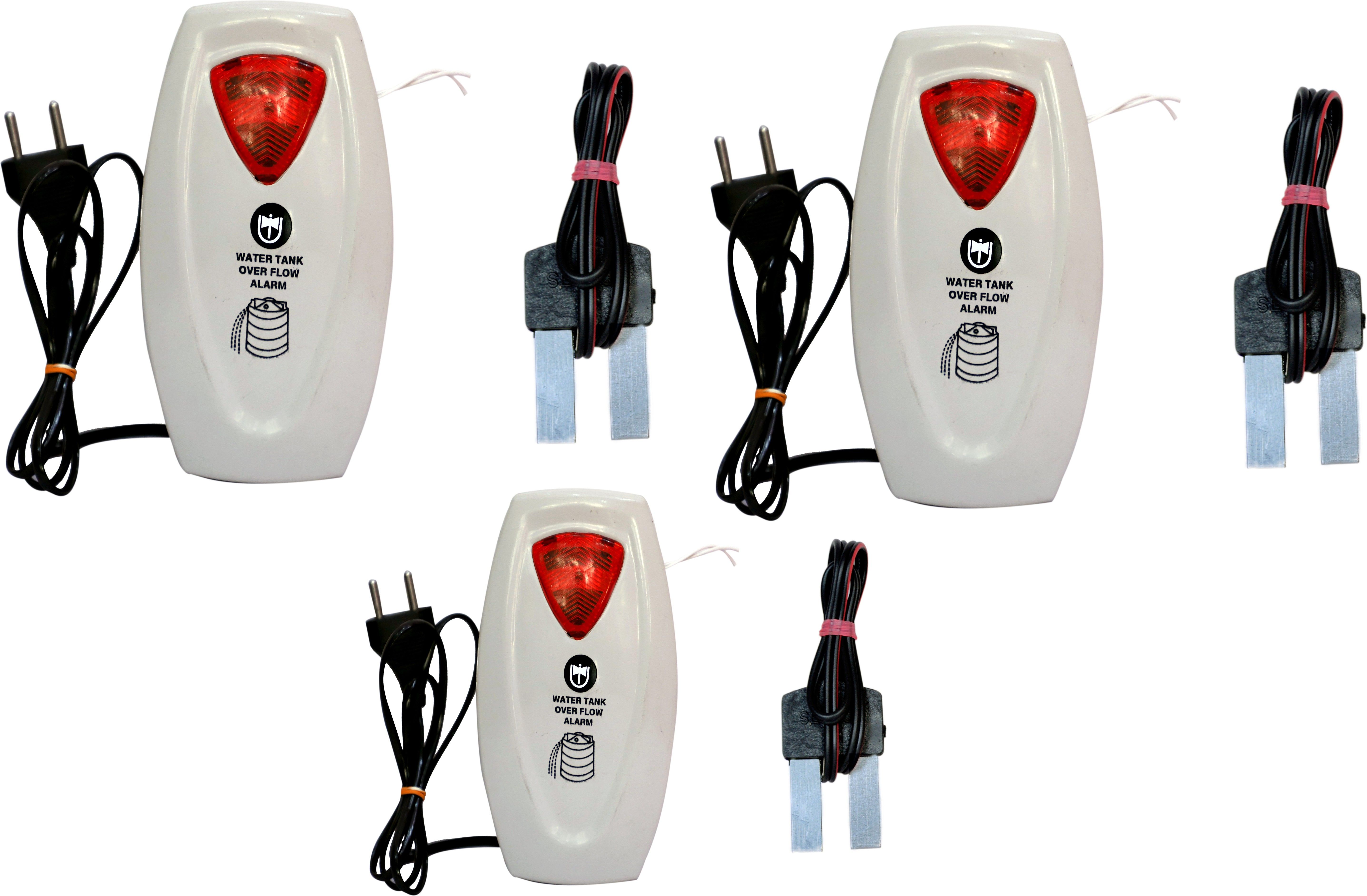 Tool Point Water Tank Overflow Alarm UW-05 AC Pack of 3 Wired Sensor Security System-picture-29